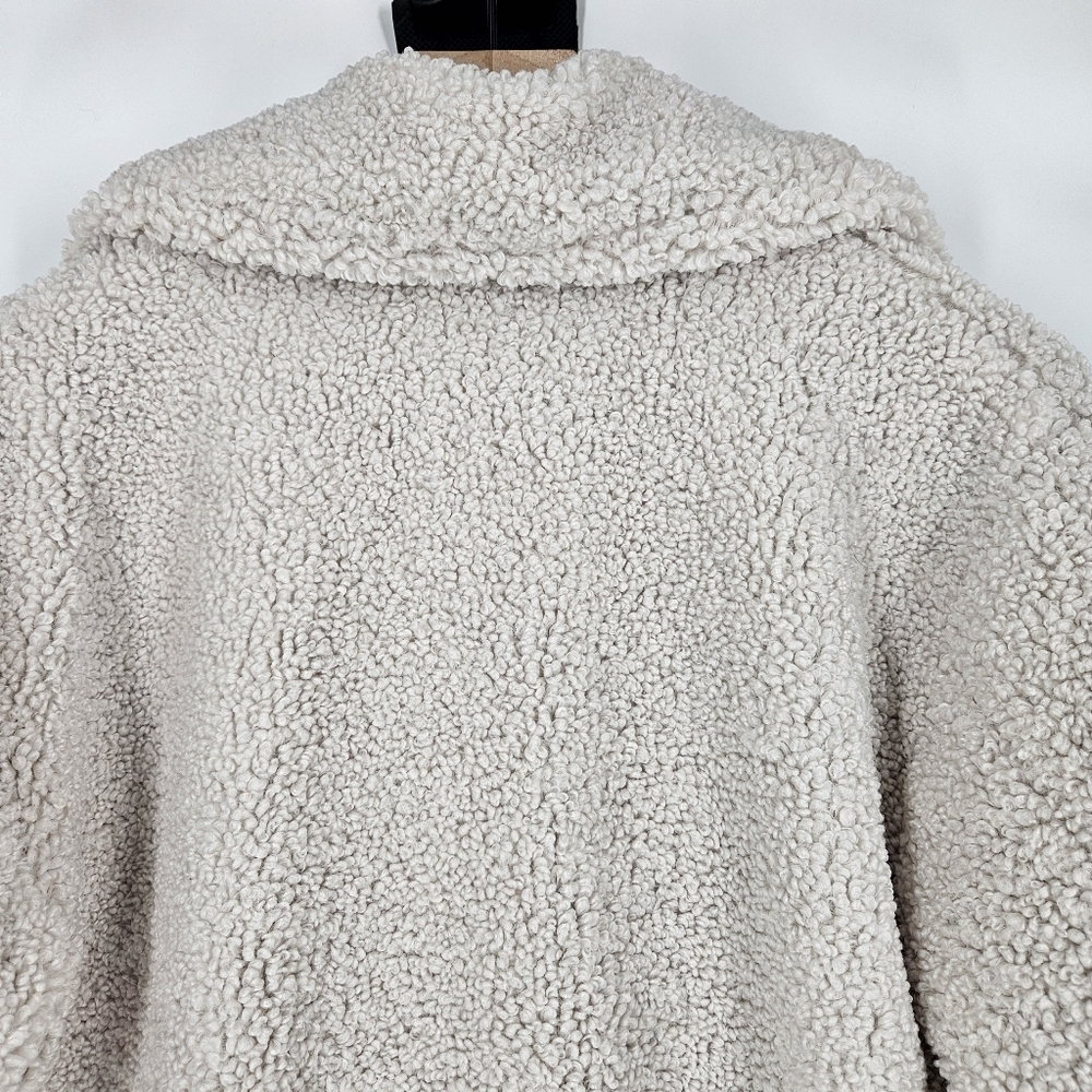 Aritzia Wilfred Bone White Stanza Sherpa Teddy Coat - Picture 11 of 14